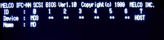 Image: MELCO IFC-NN SCSI BIOS ID Check